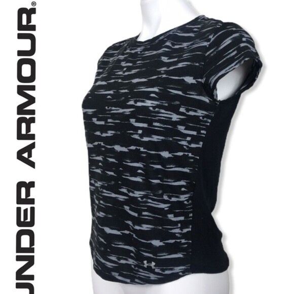 Under Armour Mesh Run Tee Shirt S Athletic Gym Training Tennis Golf Top 1309454 - Picture 4 of 15